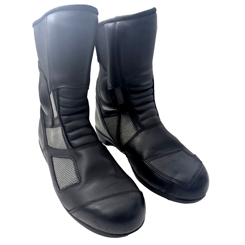 BMW Motorrad Motorcycle Boots Women's Size US 7.5" (38) Black Leather Goretex